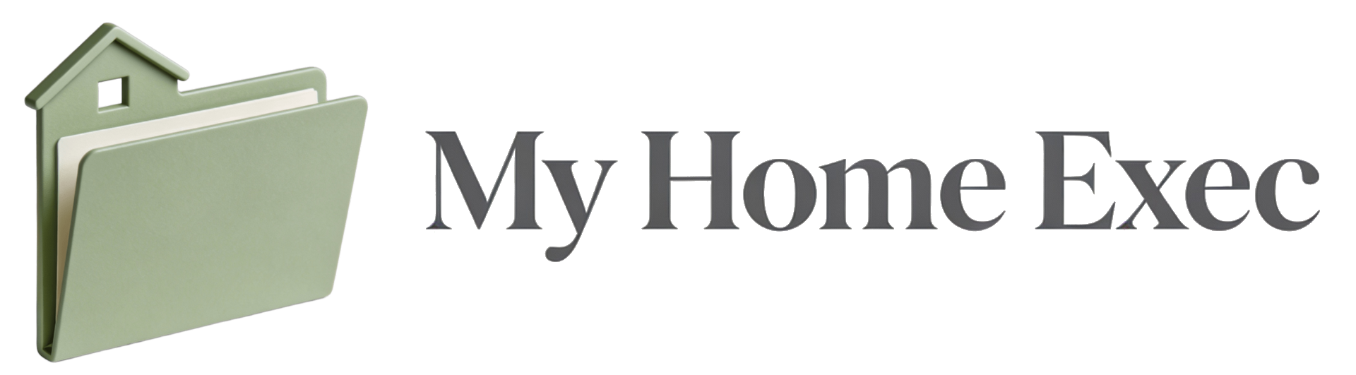 Logo for My Home, a home-related brand.